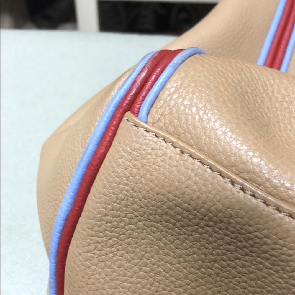 Tori Burch tan double strap handbag - Picture 7 of 7